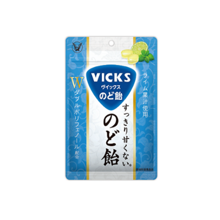 VicksRefreshing and Not-Sweet Throat Lozenge is a non- sweet* type of throat lozengemade with lime